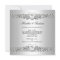 Elegant Wedding Silver White Diamond Heart