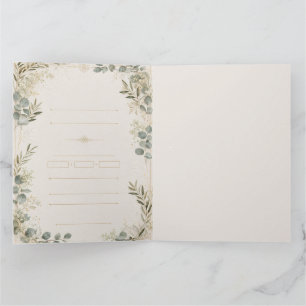 Elegant Wedding Stationery Thank You Card