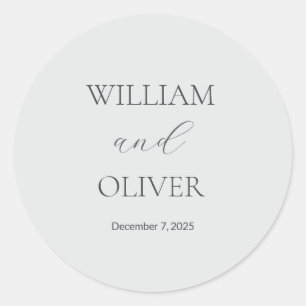 Elegant Wedding Sticker