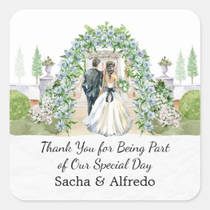 Elegant Wedding Sticker love forever bachelore