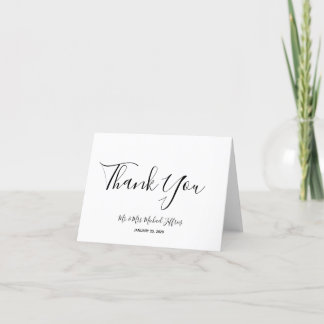 Elegant Wedding Thank You