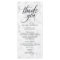 Elegant Wedding Thank you Place Setting Card