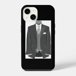 Elegant Wedding Tuxedo Suit Groom iPhone 14 Case