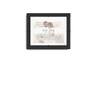 Elegant Wedding Vow Art  Anniversary Couples Photo