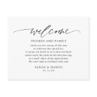 Elegant Wedding Welcome Gift Bag Place Cards