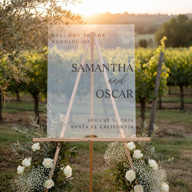 Elegant Wedding Welcome Sign (Creator Uploaded)