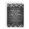 Elegant Wedding Winter Sparkle Black