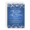 Elegant Wedding Winter Sparkle Blue