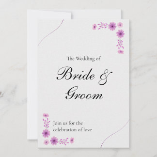 Elegant Wedding with Timeline & QR Code Invitation