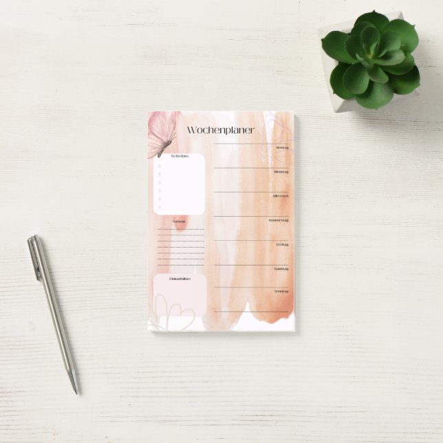 Elegant Weekly Planner with To-Do List & Notes – (Office)