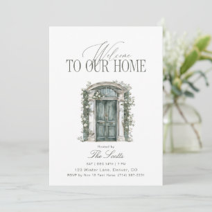 Elegant Welcome To Our Home Housewarming Invitation