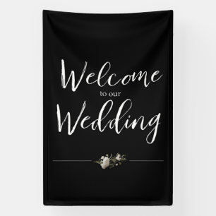Elegant "Welcome to our Wedding" Sign