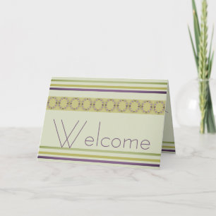Elegant Welcome To The Team Card