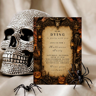 Elegant Western Halloween Party Invitation