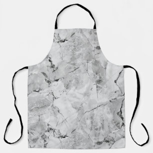Elegant Whirls Grey 'Majestic Marble Impressions'  Apron