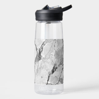 Elegant Whirls Grey 'Twilight Marble Fantasy' Marb Water Bottle