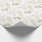 Elegant White and Gold Christmas Wrapping Paper