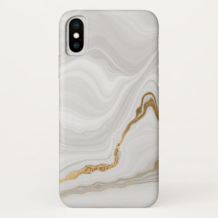 Elegant White And Gold Marble Case-Mate iPhone Case