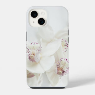 Elegant White and Purple Orchids Phone Case
