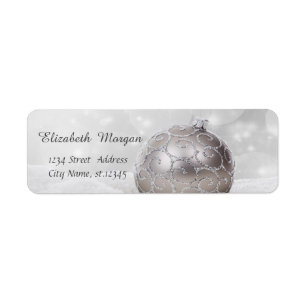 Elegant White Ball, Snow