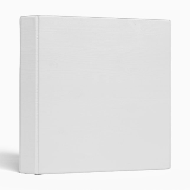 Elegant White  Binder (Front/Spine)