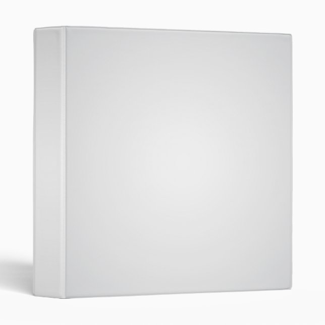 Elegant White  Binder (Front/Spine)
