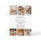 Elegant White Black Photo Monogram Wedding Invitat