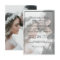 Elegant White & Black Photo Wedding Invitation
