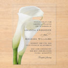 Elegant White Calla Lilies Floral Wedding