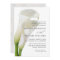 Elegant White Calla Lilies Floral Wedding