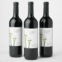 Elegant White Calla Lilies Wedding