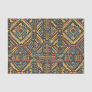 Elegant White ["Centuries-Old Geometric Elegance"] Tissue Paper