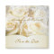 Elegant White - cream roses Save the date