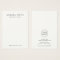 Elegant white custom logo earring display card
