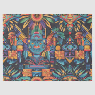 Elegant White "Epochal Symmetry" Wrap Tissue Paper