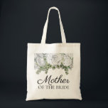 Elegant White Floral Wedding Mother of Bride Tote Bag<br><div class="desc">Beautiful and elegant white floral Mother of the Bride wedding tote bag.  Contact us for help with customization or matching products.</div>