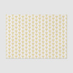 Elegant White Gold | Chanukah Hanukkiyah | MENORAH Tissue Paper<br><div class="desc">Elegant white MENORAH Tissue Paper,  showing with faux gold menorah in a tiled pattern. This is a minimalist,  simple,  elegant design,  especially suitable for Hanukkah gifts or crafts.</div>