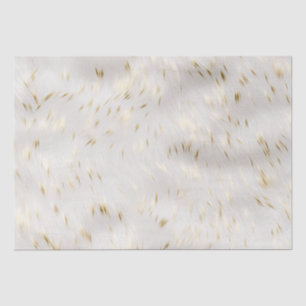 Elegant White Gold Wedding Tissue Paper