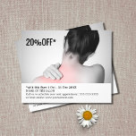 Elegant White Grey Photo Massage Therapist Flyer<br><div class="desc">Elegant flyer, coupon design template with a professional studio photo. Perfect marketing tool for your customers. This flyer is fully customizable, you can add your personal details to it easily. If you need any help to customize it, please contact us. You can match this product with business cards from our...</div>