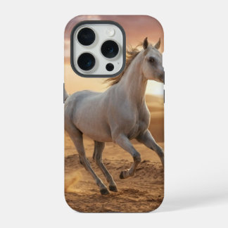 Elegant White Horse Running Phone Case