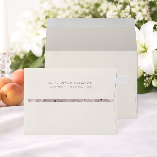 Elegant White Lily Wedding Envelope (Creator Uploaded)