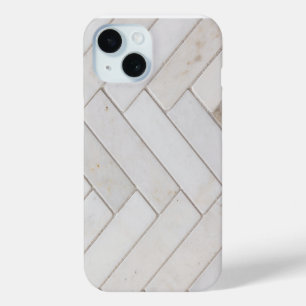 Elegant White Marble iPhone 15 Case
