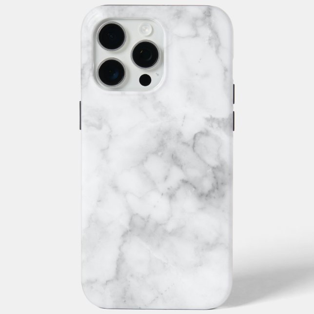 Elegant White Marble  Case-Mate iPhone Case (Back)