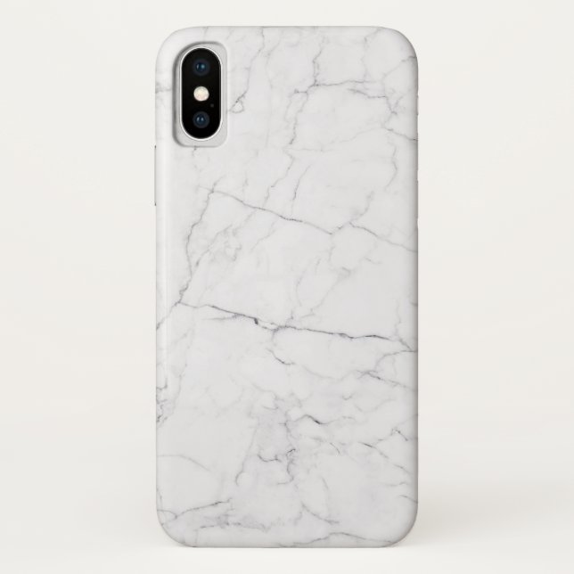 Elegant White Marble  Case-Mate iPhone Case (Back)