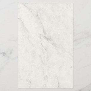 Elegant White Marble Home Decor Stationery