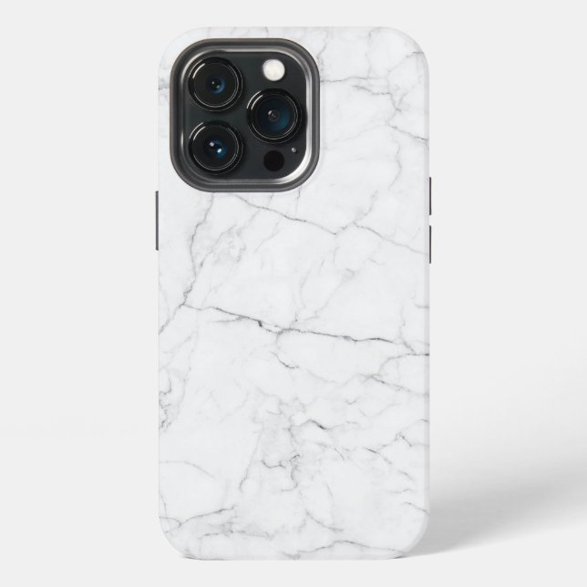 Elegant White Marble  iPhone Case (Back)
