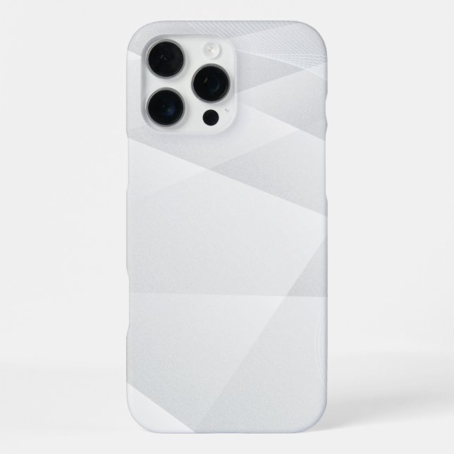 Elegant White Marble iPhone Case (Back)
