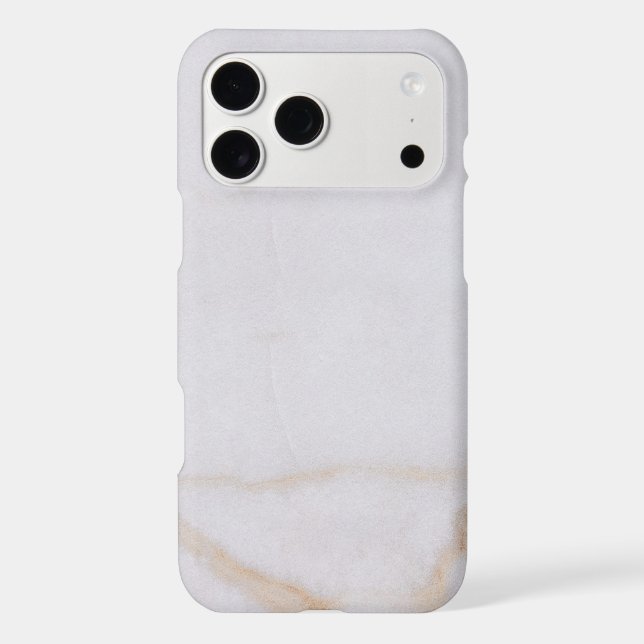 Elegant White Marble Pattern (Back)