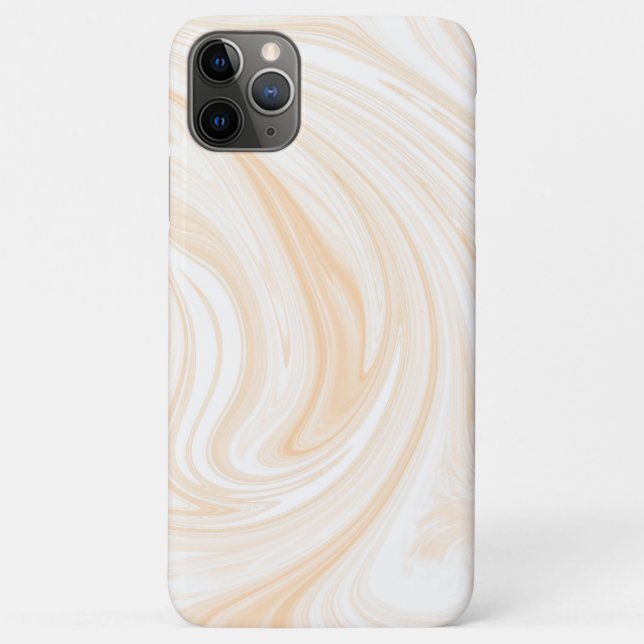 Elegant White Marble Pattern Case-Mate iPhone Case (Back)