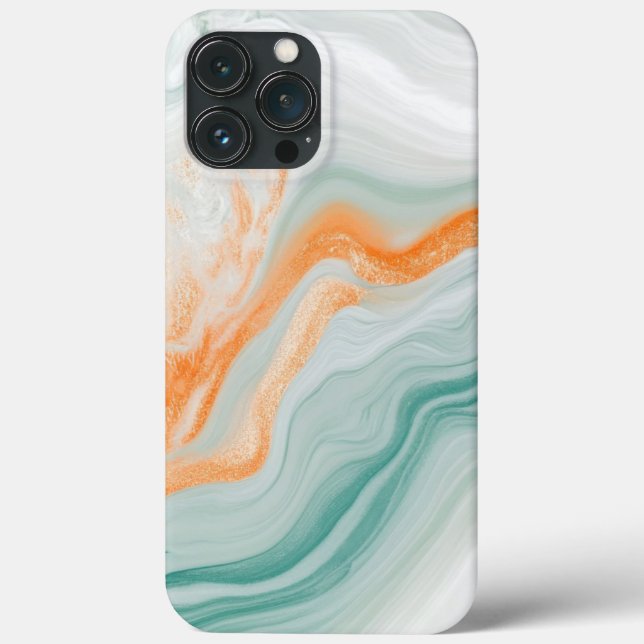 Elegant White Marble Pattern Case-Mate iPhone Case (Back)